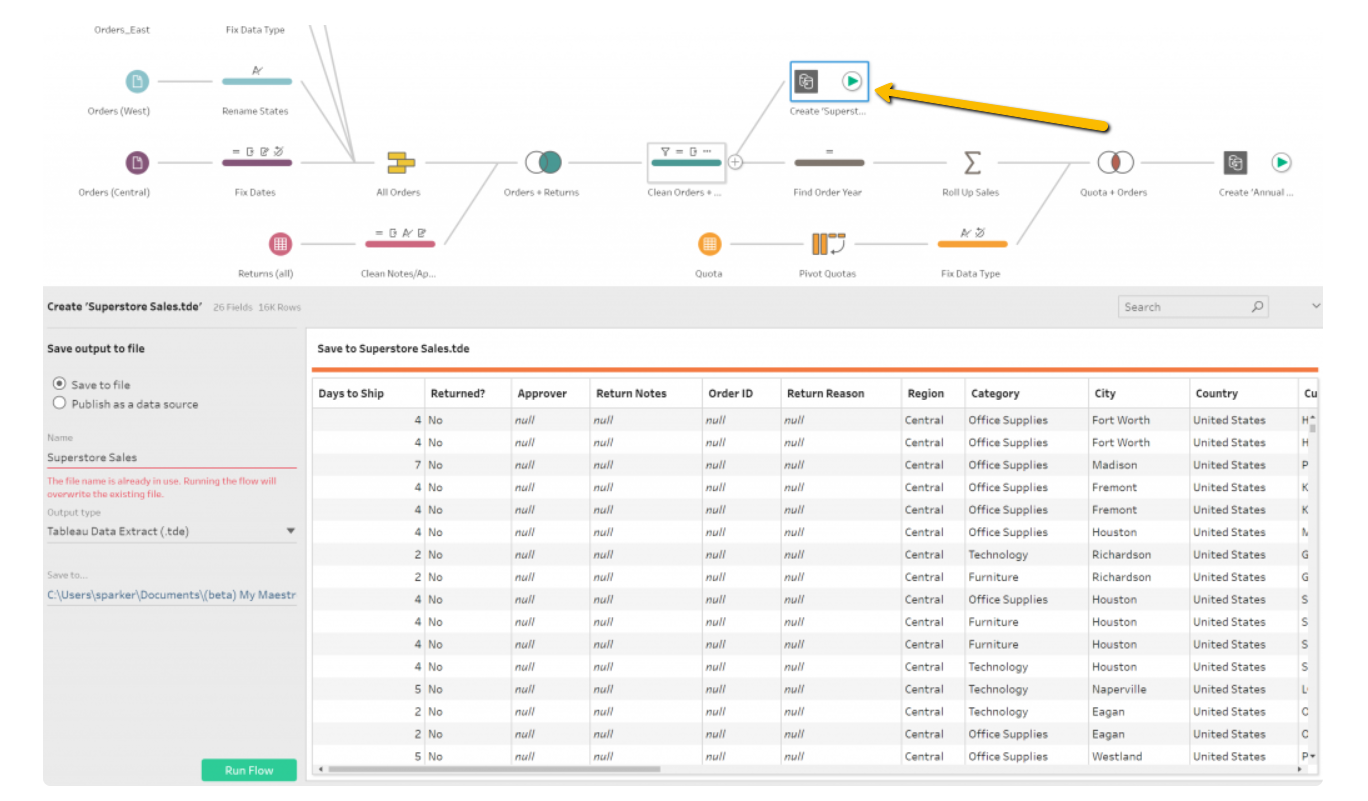 Tableau Prep Builder tool to help you clean and organize your data